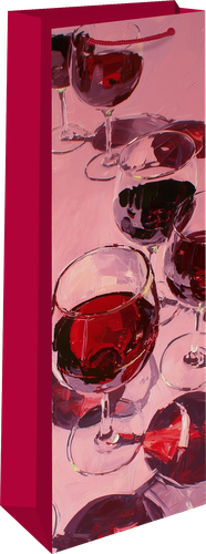 

Сумка Арт и Дизайн подарочная для бутылки в ассортименте 1 шт