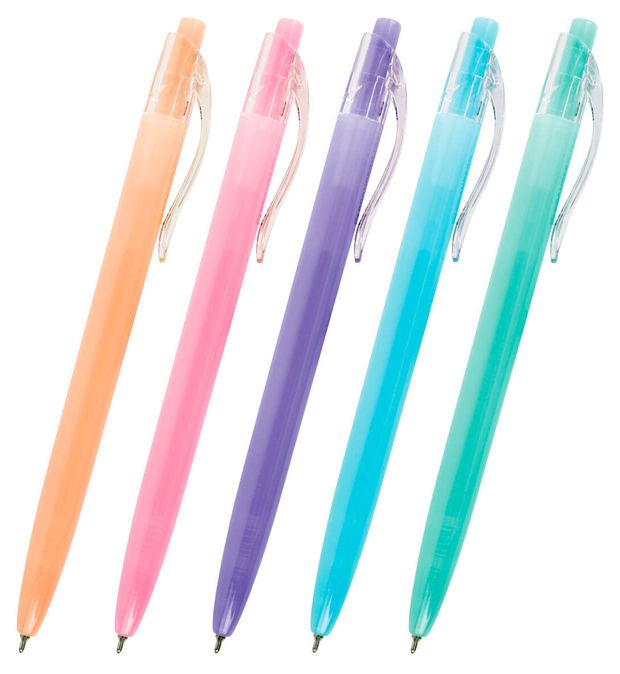 

Ручка шариковая BRAUBERG Pastel, синий, автоматическая, 0,7 мм, в ассортименте, Арт. 143456