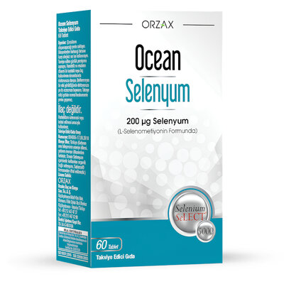 Orzax Ocean Селен (Selenyum) таблетки 200 мкг 60 шт.