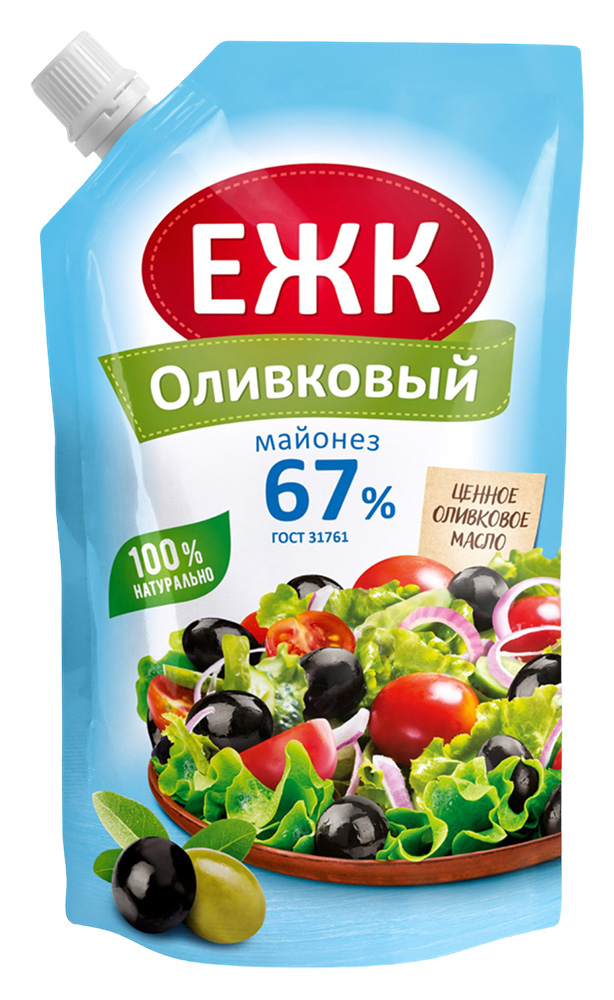 

Майонез ЕЖК оливковый 67% 400 мл