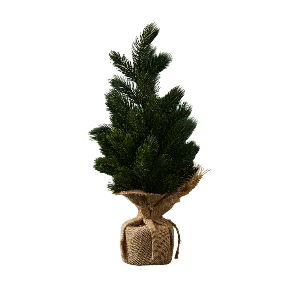 

Ель искусственная настольная в мешочке зеленая Jinan San Tai 40 см