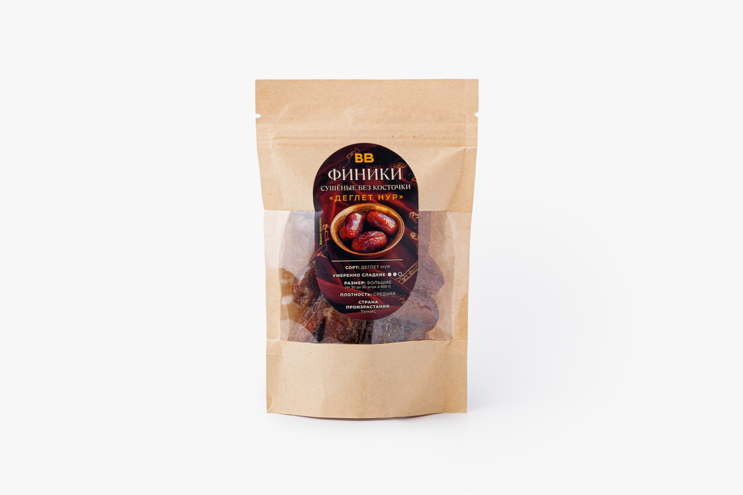

Финики сушеные ВкусВилл без косточки Деглет Нур Тунис 150 г