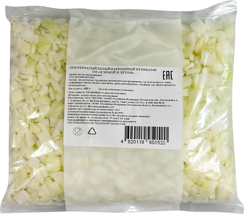 

Лук репчатый И Зимой И Летом быстрозамороженный 400 г