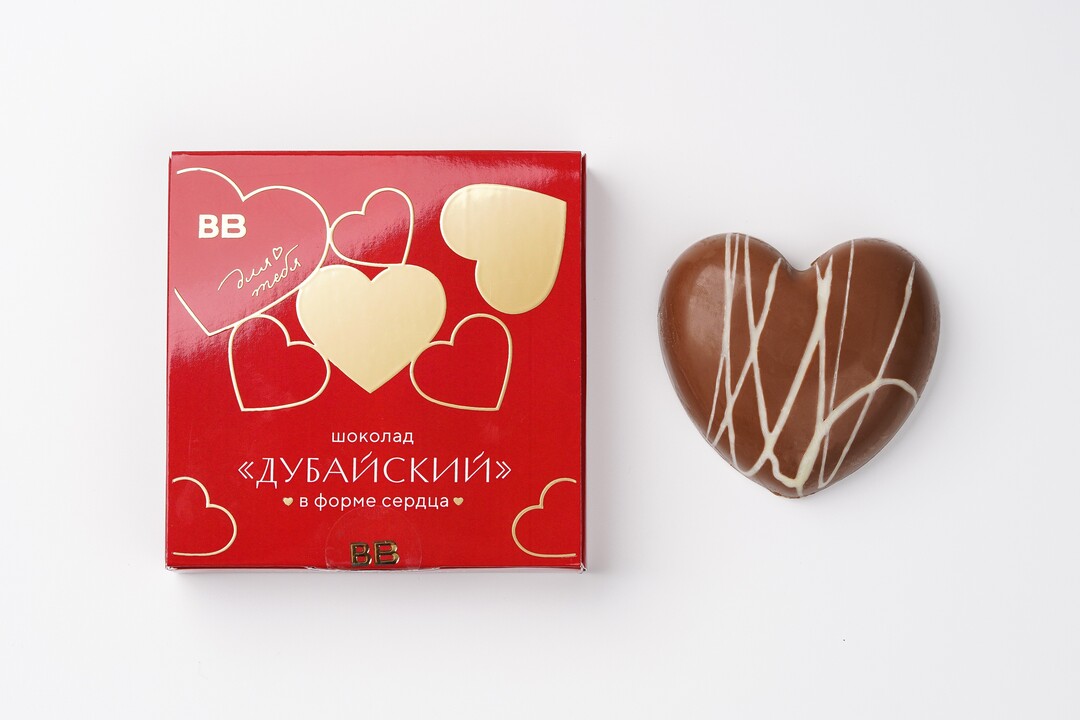 

Шоколад ВкусВилл Дубайский в форме сердца 70 г