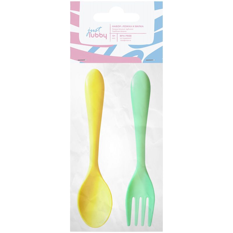 

Набор Just Lubby ложка и вилка 1 шт.