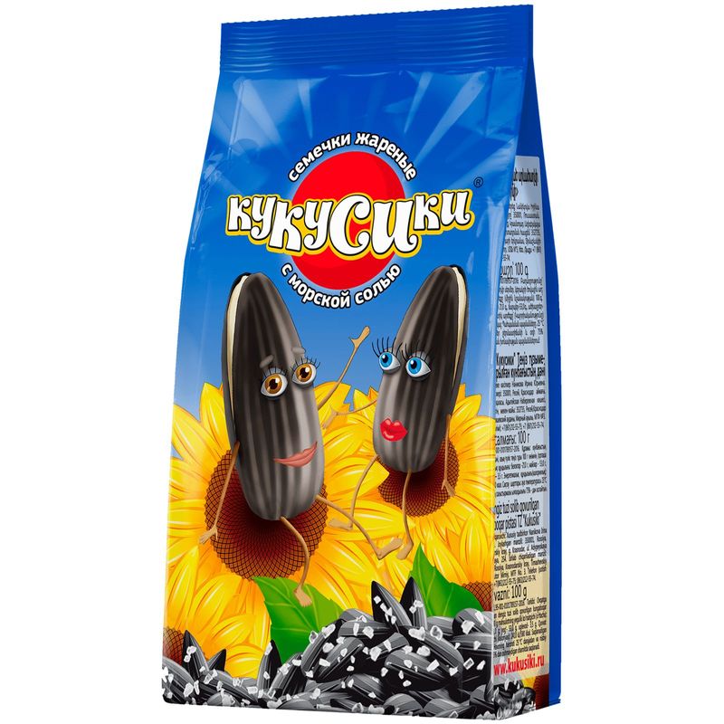 

Семечки Кукусики жареные с морской солью 100 г