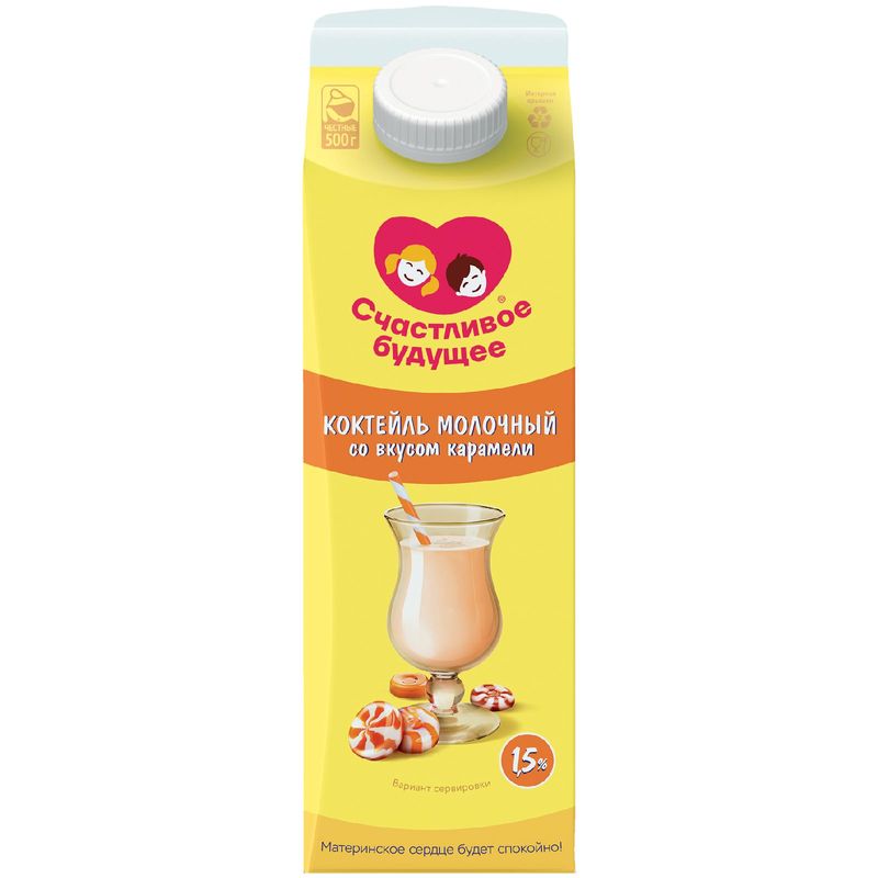 

Коктейль молочный Вятушка с карамелью 1.5%, 500 г
