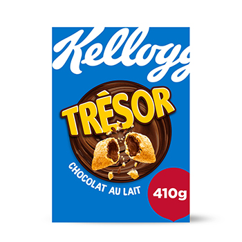 

Готовый завтрак Kellogg's Tresor шоколадные подушечки с начинкой из молочного шоколада 410 г