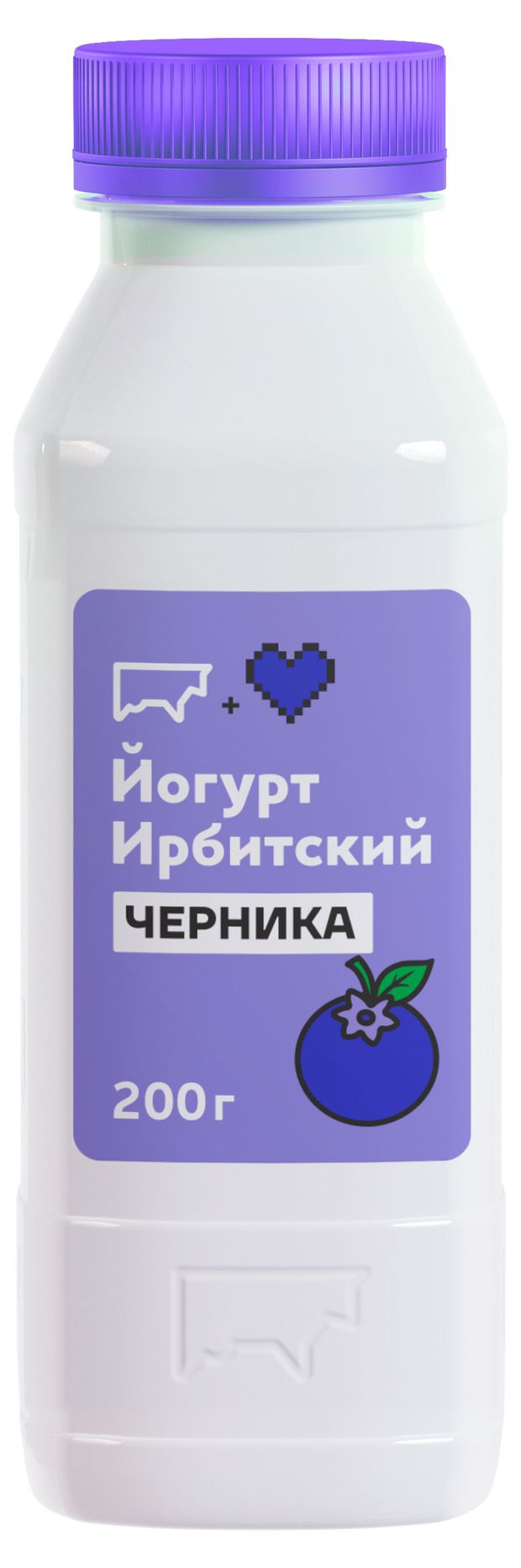 

Йогурт питьевой Ирбитский Черника 2.5% 200 г