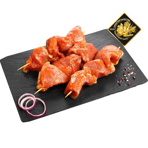 

Шашлык из свиного окорока ЛЕНТА FRESH в маринаде Грузинский, весовой