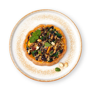 

Фермерская тыква Азбука Вкуса с киноа и клюквой запечённая вес