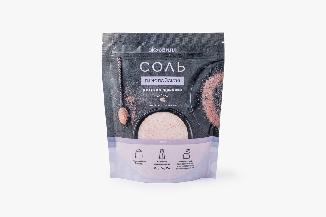 

Соль гималайская розовая пищевая