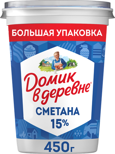 

Сметана Домик в деревне 15% 180 г