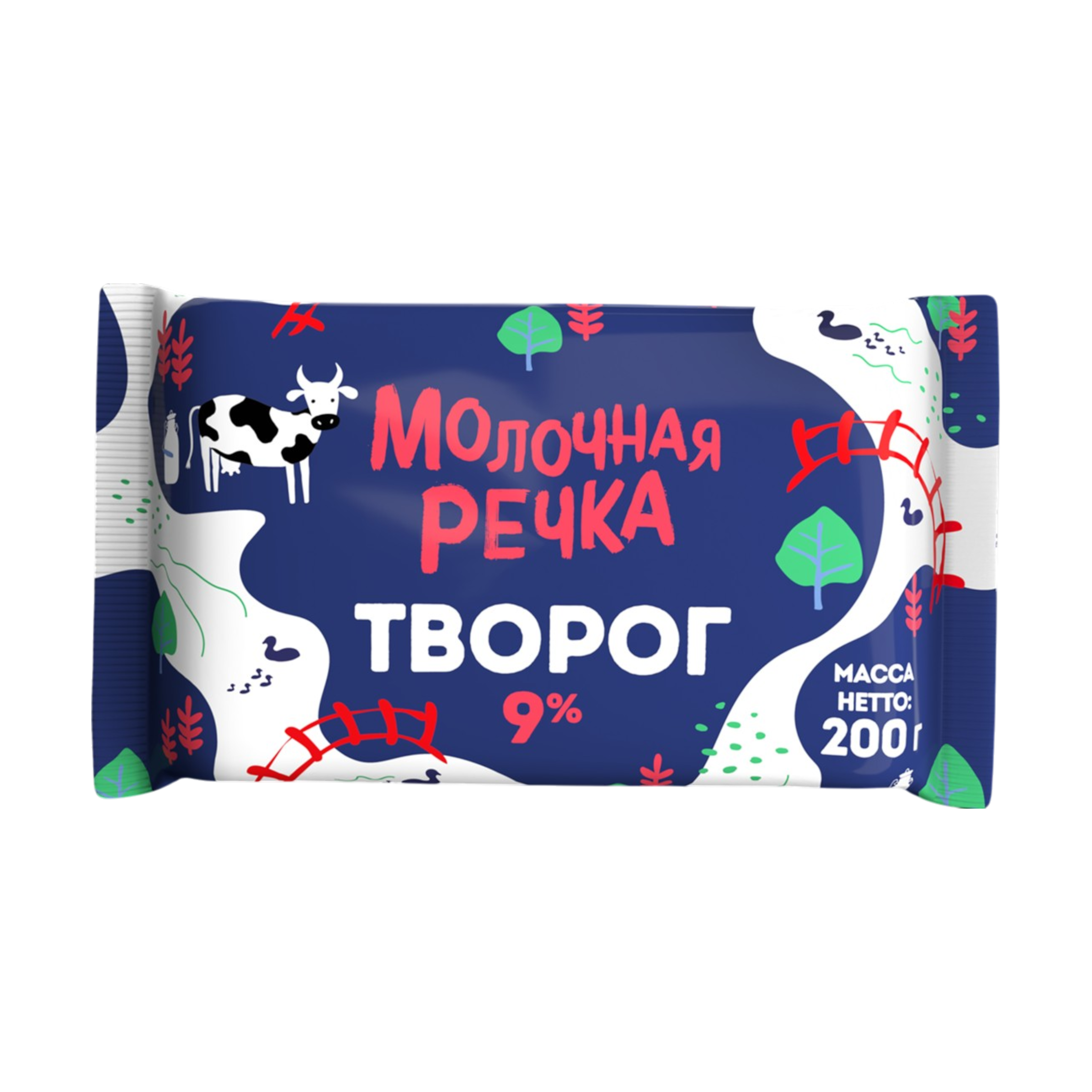 

Творог Молочная речка 9% 200 г