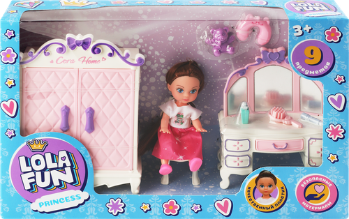 

Набор игровой Lola Fun Куколка в комнате арт. C35027