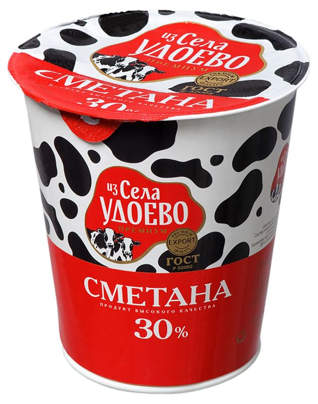 

Сметана Из Села Удоево 30% 300 г