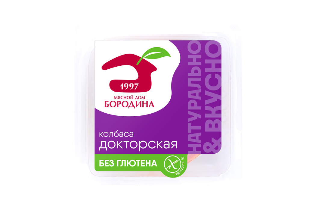 

Колбаса варёная Докторская Мясной Дом Бородина нарезка 190 г