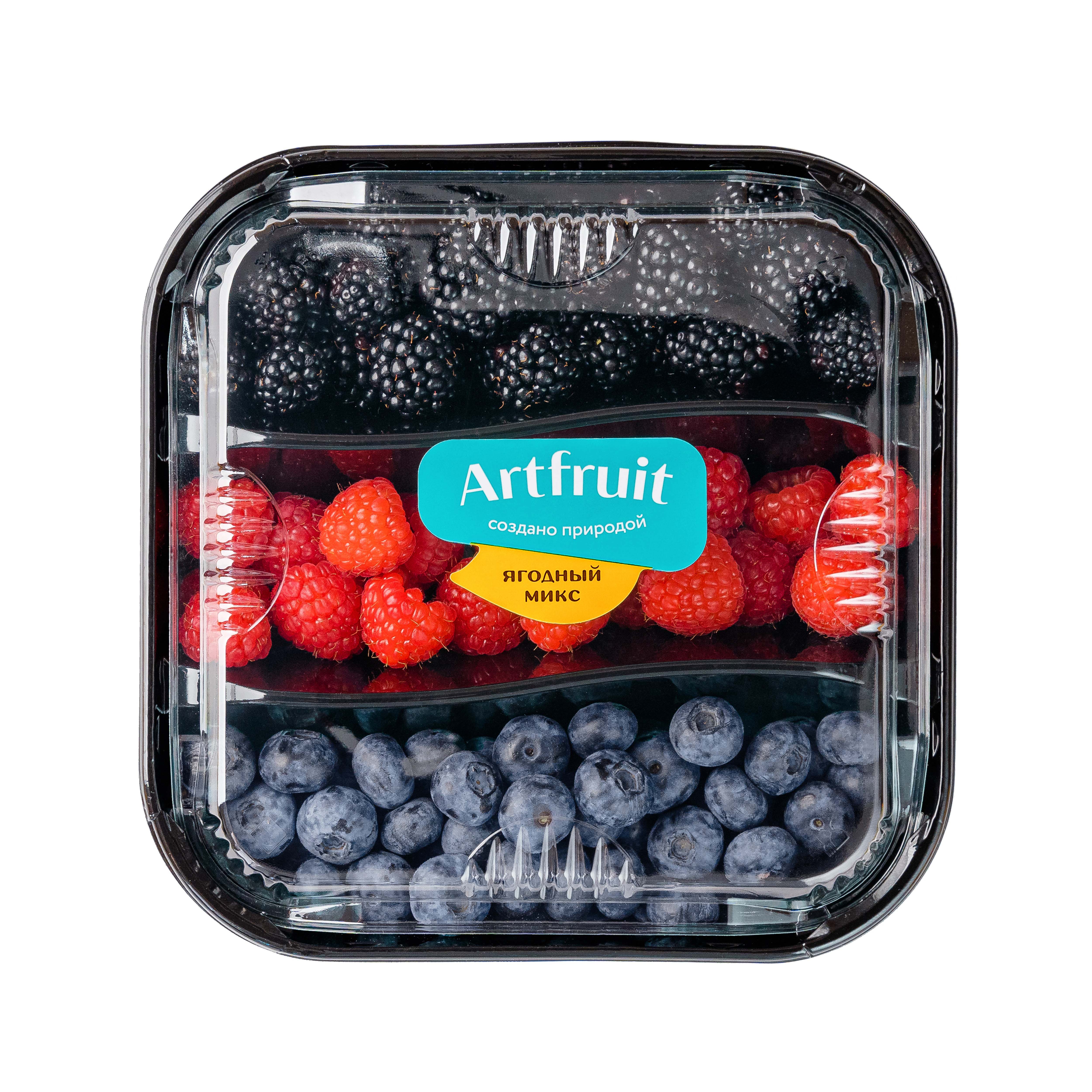

Ягодный микс Artfruit Голубика малина ежевика 300 г