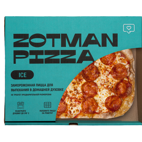 Пицца Zotman pizza Пепперони замороженная 400 г