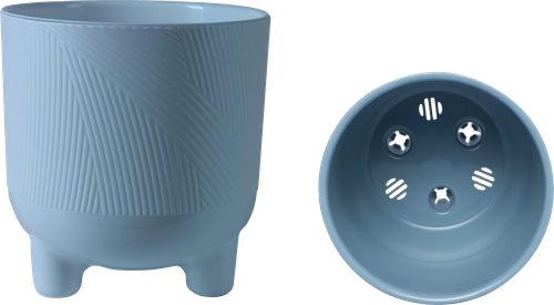 

Горшок для цветов Ливингрин Фита ментол с вкладкой d19 см, h20 см 4.3 л