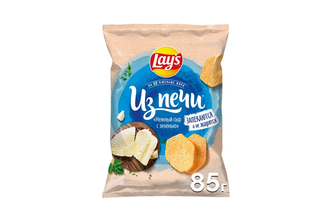 

Картофельные чипсы Lay's Из печи Нежный сыр с зеленью 85 г