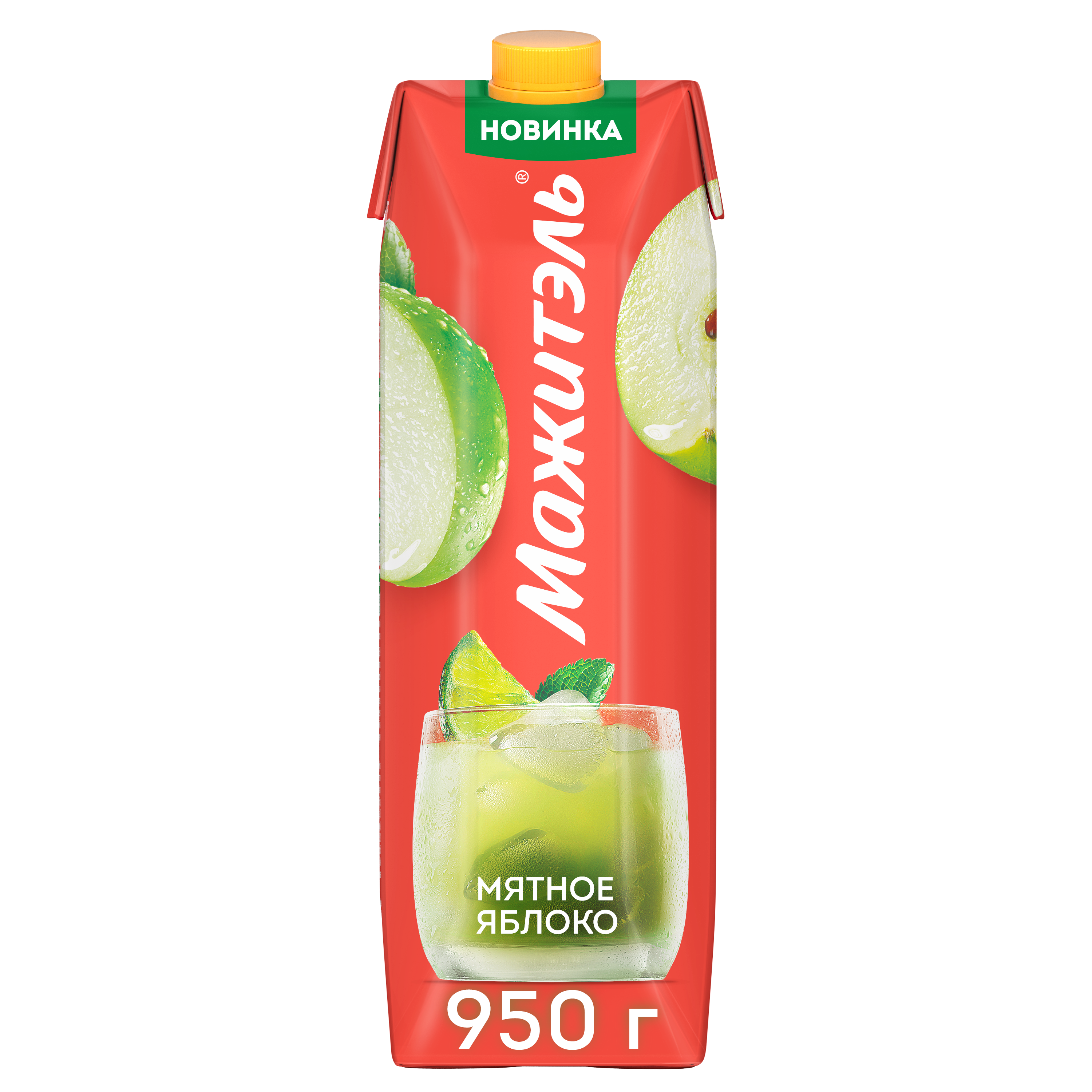 

Напиток сывороточно-молочный Мажитэль с соком и витаминами Мятное яблоко 950 г