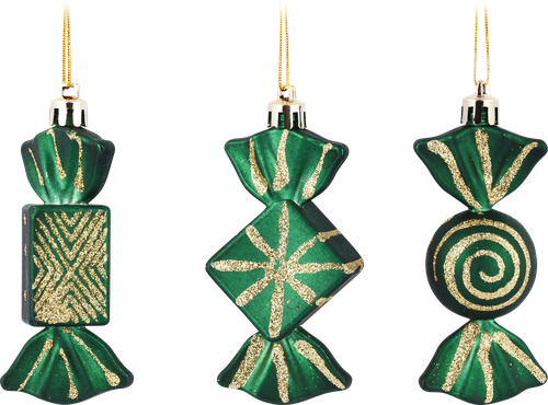 

Набор елочных игрушек Homeclub Конфетки, в ассортименте