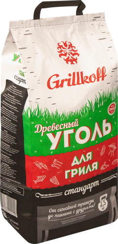 

Уголь Grillkoff древесный для гриля 2.5 кг