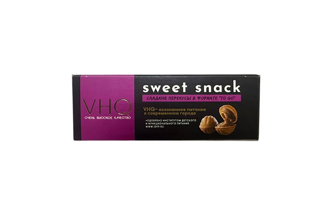 

Печенье орешек VHQ с вареной сгущенкой и соленой карамелью 12.4% 44 г