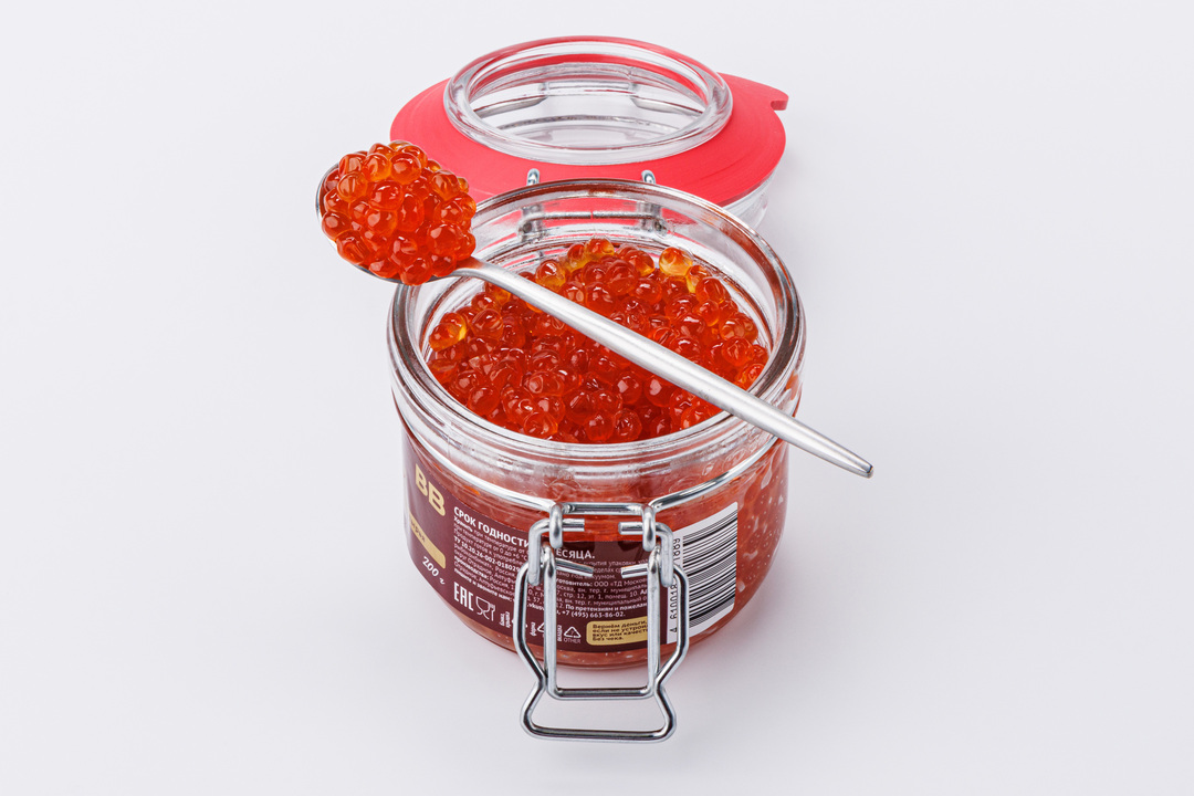 

Икра кеты ВкусВилл зернистая соленая 200 г