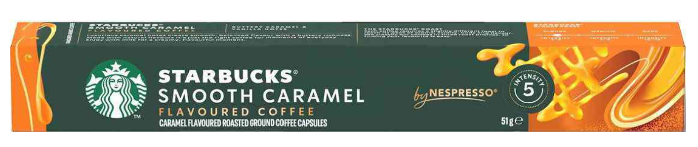 

Кофе в капсулах Starbucks Smooth Caramel 10 капсул 51 г