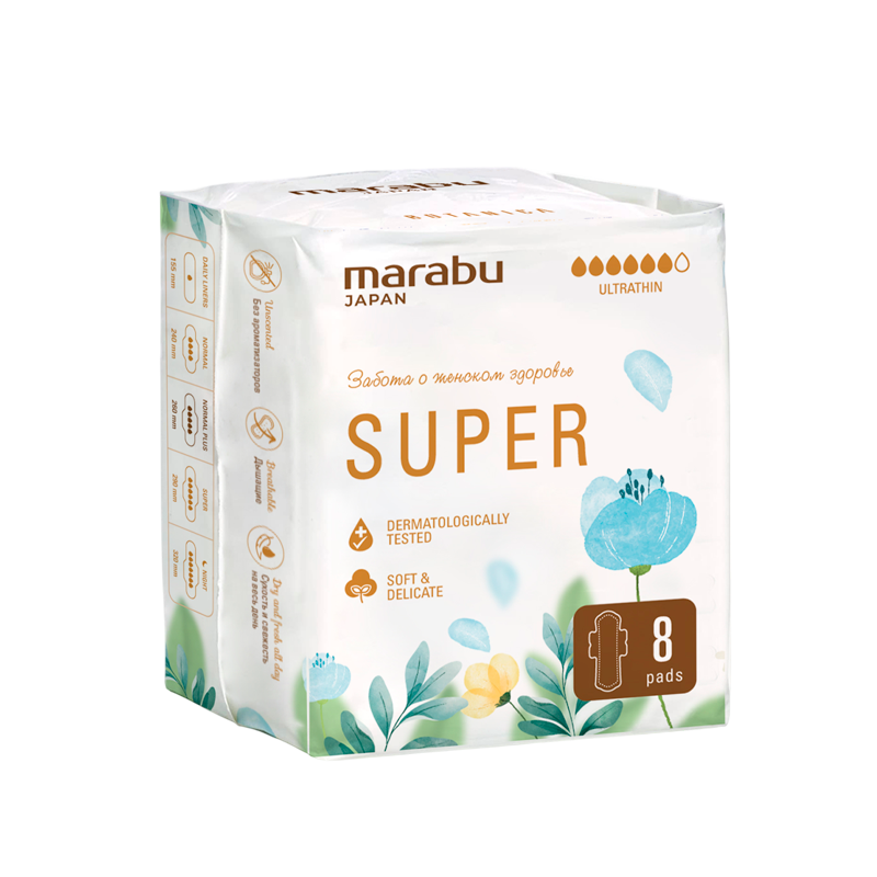 

Прокладки Marabu Botanica Супер 6 капель 8 шт.