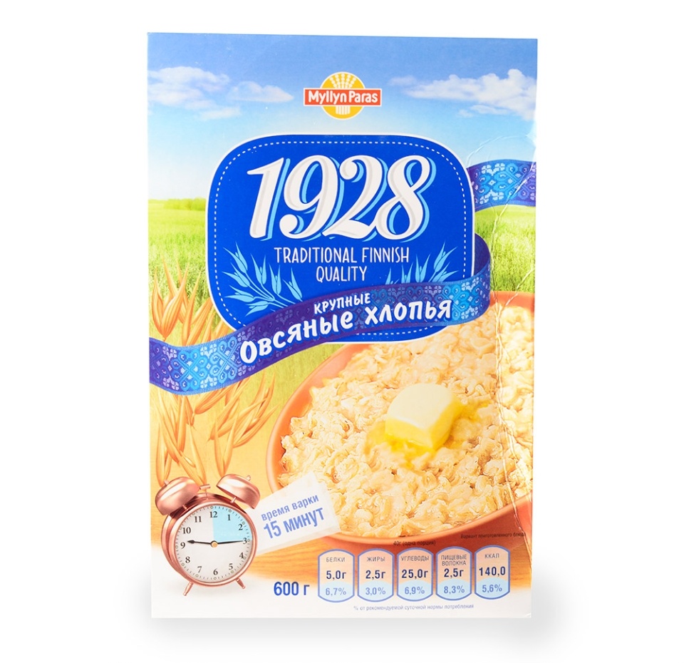 

Хлопья овсяные Myllyn Paras крупные 600 г