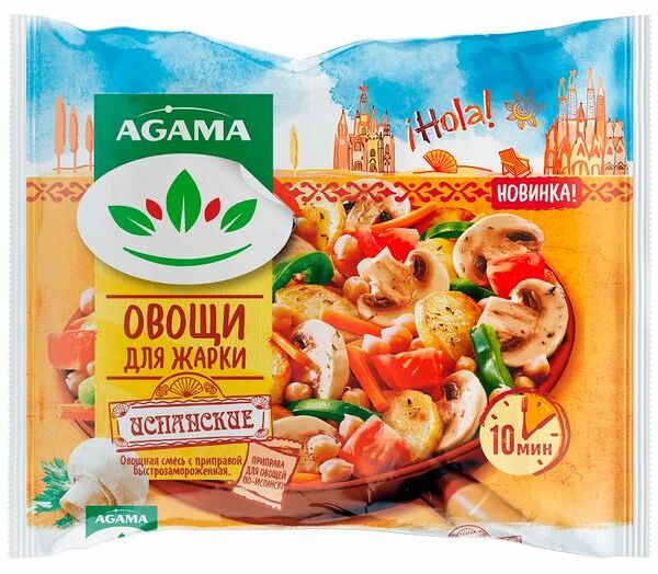 Смесь овощная Hortex для жарки Испанские замороженные 400 г