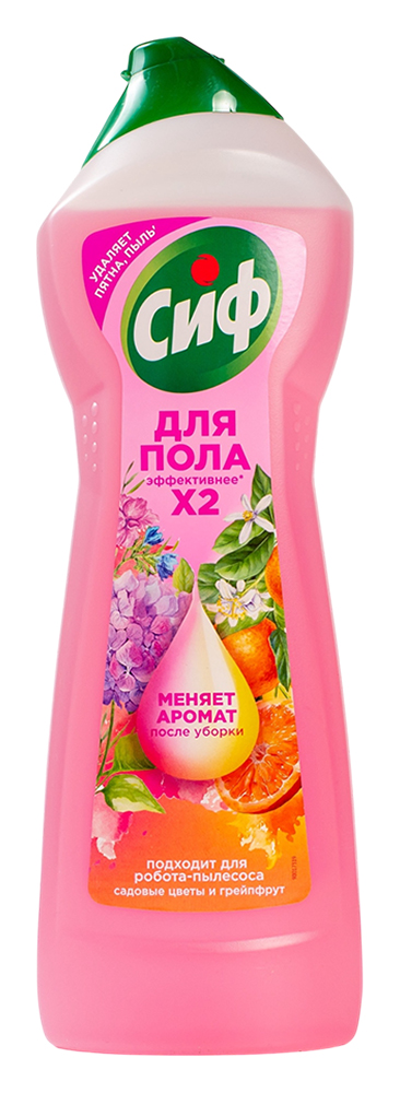 

Средство для мытья пола Сиф садовые цветы и грейпфрут 750 мл