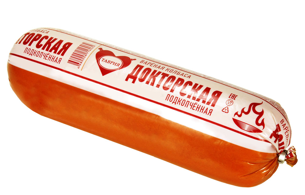 

Колбаса вареная Таврия Докторская подкопченная вес