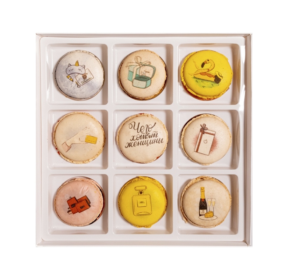 

Набор пирожных Макарони "Чего хотят женщины" Mon Bon 270 г