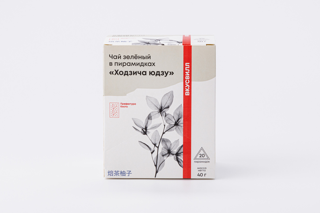 

Чай зеленый ВкусВилл Ходзича юдзу в пирамидках 40 г