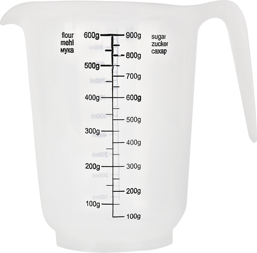 Кувшин мерный Plast Team натуральный 155х120х150 мм 1 л