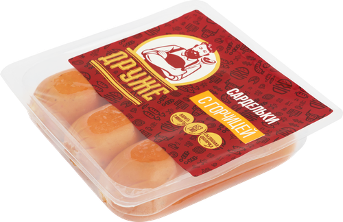 

Сардельки Друже с горчицей 330 г