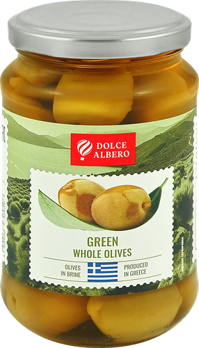 Оливки с косточкой DOLCE ALBERO зеленые крупные