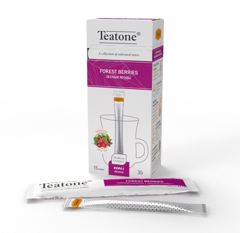 

Чайный напиток Teatone Forest Berries Лесные ягоды в стиках 15 шт. x 2 г