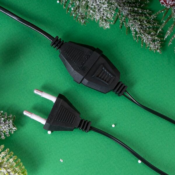 Удлинитель для гирлянды, 3 м, в ассортименте