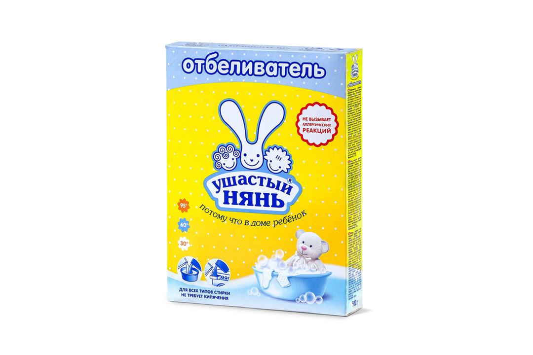 

Отбеливатель Ушастый нянь для детского белья 500 г