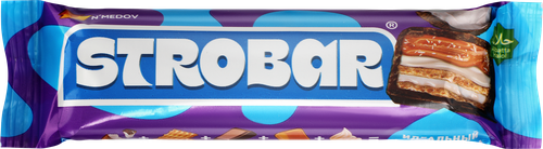 

Батончик Strobar шоколадный с начинкой из карамели, с кокосовой мякотью и хрустящими вафлями 40 г
