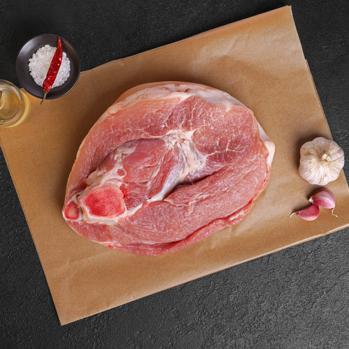 

Свинина окорок на кости полуфабрикат охлажденный до 2.3 кг