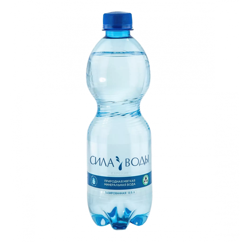 

Вода минеральная природная Сила воды Карелия газированная 500 мл