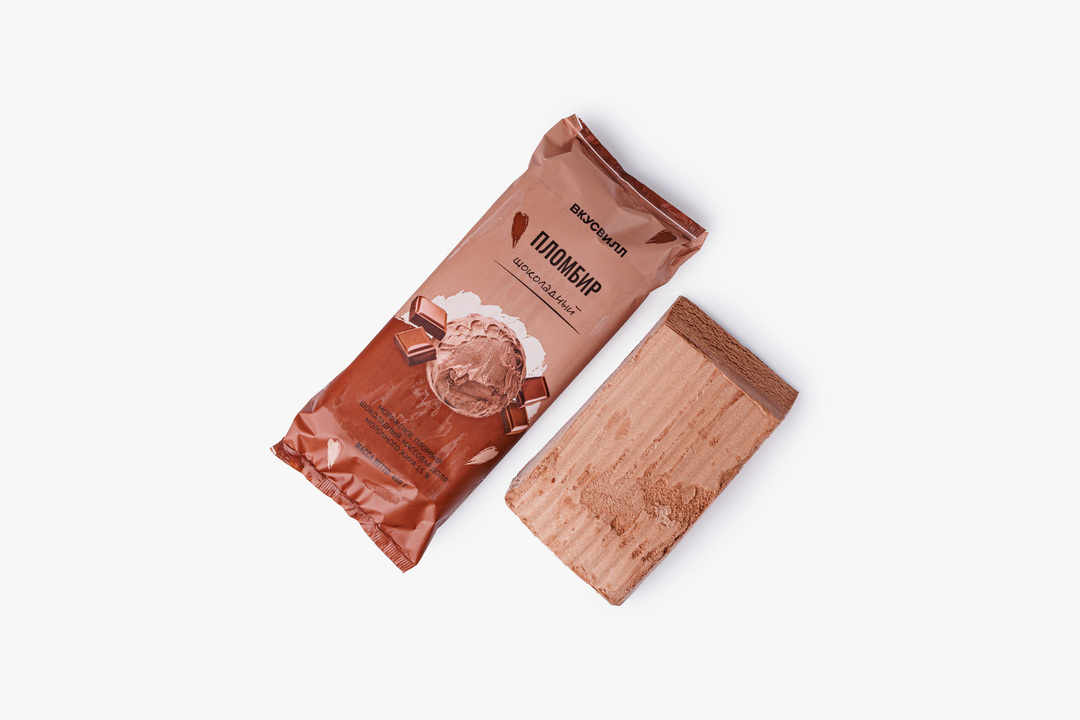 

Мороженое пломбир ВкусВилл шоколадный 400 г