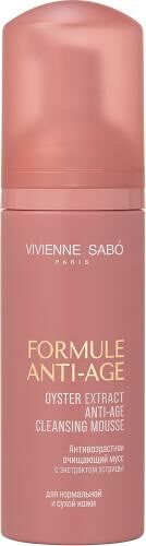 Антивозрастной очищающий мусс для лица с экстрактом устрицы Basic Luxury Vivienne Sabo 150 мл