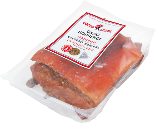 

Сало копчено-вареное Фабрика качества Премиум вес